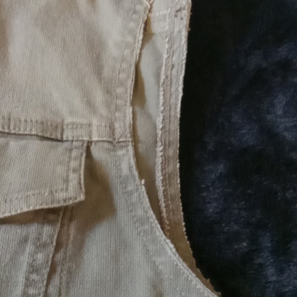 Gasoline DIY Crop army green demin vest - Picture 3 of 9